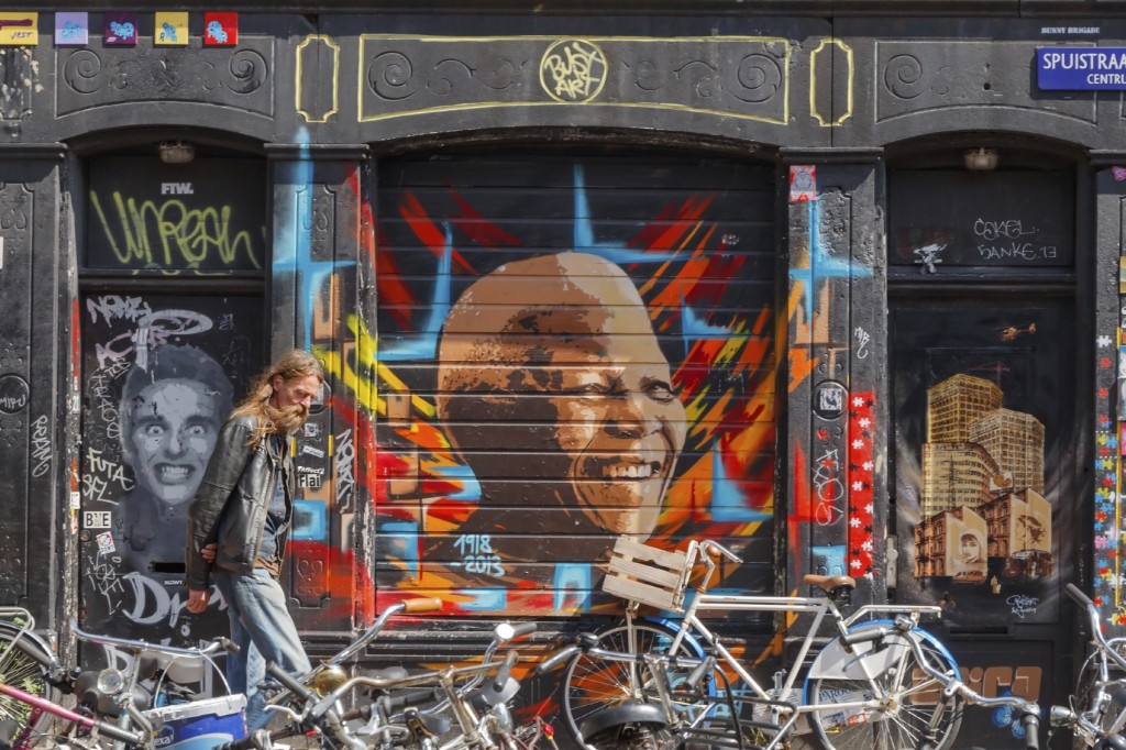 The streets of Amsterdam.