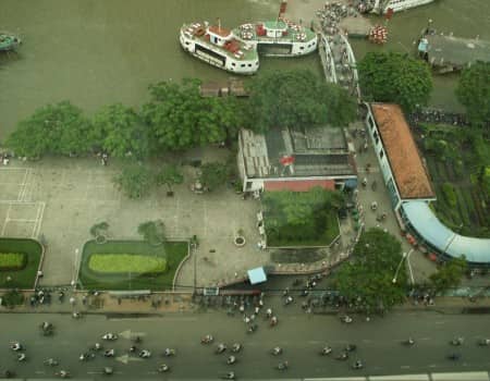 Vue de l'hôtel  Renaissance Riverside Saigon