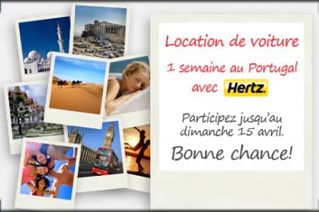 Jeu concours ebookers - location voitures Portugal