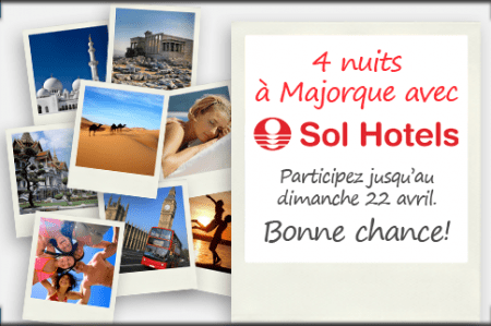 Concours ebookers: 4 nuits dans un Sol Hotel à Majorque