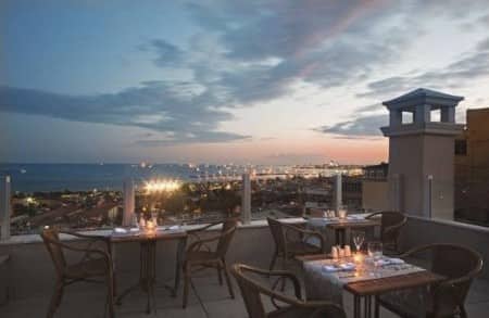 Vue de la terrasse du Recital Hotel Istanbule