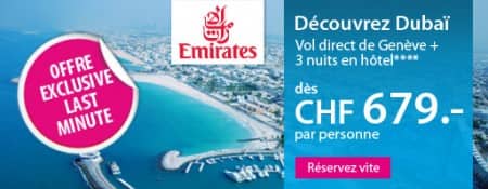 Découvrir Dubaï avec Emirates - cliquez pour réserver