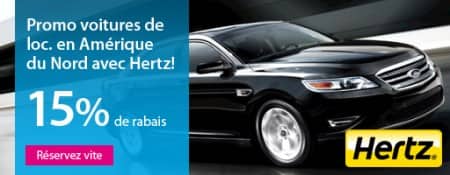 Location Hertz Amérique du Nord - cliquez pour réserver