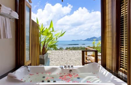 OverWaterVilla Bathroom View