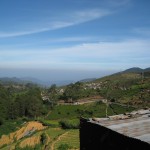 Hügellandschaft im srilankischen Hochland